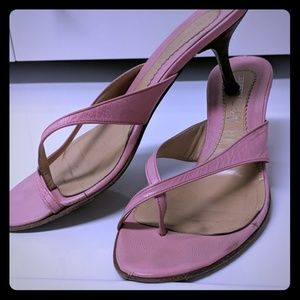 Pink kitten sandals Kenneth Cole